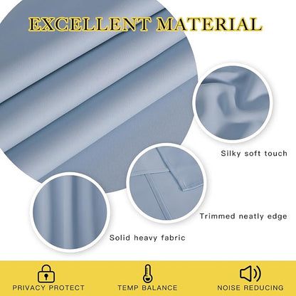 NICETOWN Blackout Room Divider Curtains - Image 2