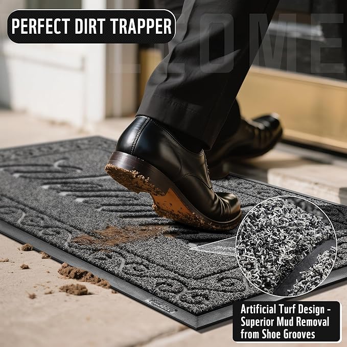 Yimobra Welcome Mat, Heavy Duty Sturdy Door Mats - Image 4