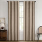 MIULEE 100% Blackout Linen Curtains 42 x 63 Inch Copper Brown 2 Panels | by MIULEE