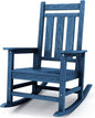 KINGYES Oversized Outdoor Rocking Chair, All-Weather Patio Rocking Chairs by KINGYES