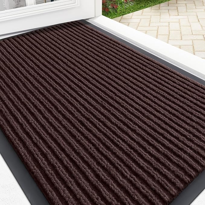 OLANLY Front Door Mat 33x21, Waterproof Heavy-Duty Indoor Outdoor Doormat | by OLANLY