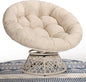 Bme 40" Ergonomic Wicker Papasan Chair by Bme