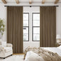 Dutch Cocoa Linen Blackout 120 Inch Curtains by Twodrapes