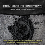 Black Hut Squid Ink Powder, Food Coloring for Rice Noodles Pasta Spaghetti Risotto, Nero Di Seppia, Tinta de Sepia, Halal Certificate, Contains Molluscs, 1.76oz / 50g (Pack of 1)