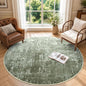 4Ft Round Area Rugs for Living Room, Soft Non-Slip Washable Rugs Modern by Cuzwlovita