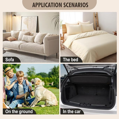 Genina Waterproof Couch Cover, Washable Anti-Slip 78inch Sofa Covers - Image 6