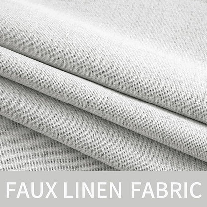 MIULEE 100% Blackout Linen Curtains - Image 5