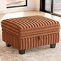 Belffin Corduroy Fabric Ottoman by Belffin