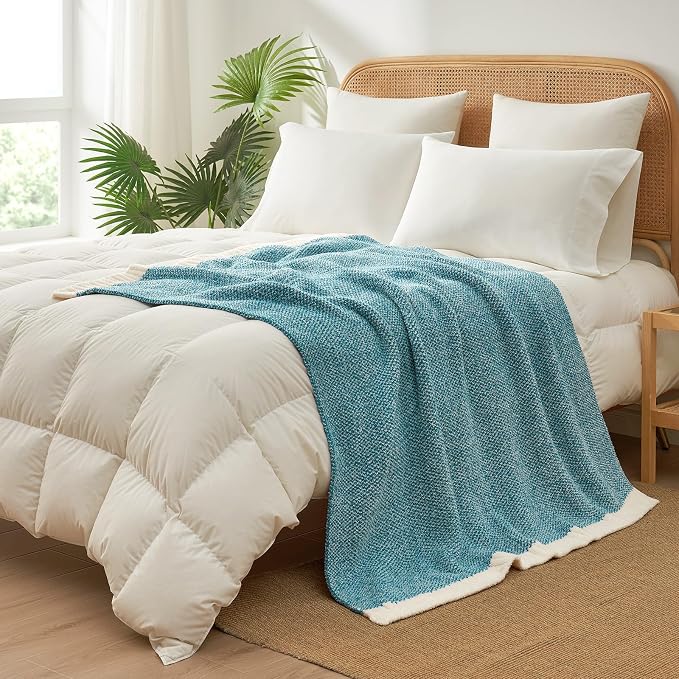 Snuggle Sac Teal Throw Blankets - Image 8