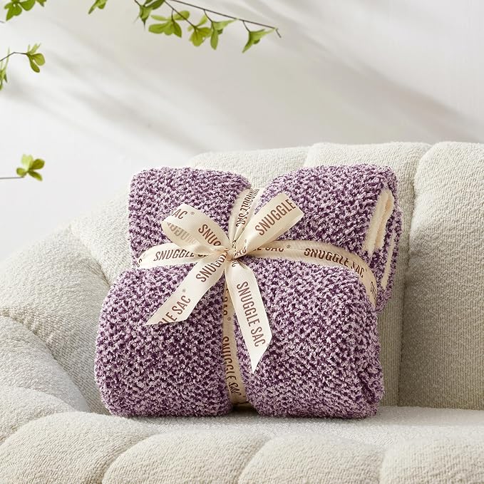 Snuggle Sac Purple Throw Blankets - Image 3