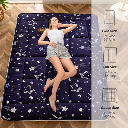 MAXYOYO Futon Mattress, Extra Thick Folding Sleeping Pad Breathable Floor - Image 6