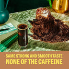Wandering Bear Decaf Cold Brew Coffee, 32 fl oz, 6 pack - Extra Strong, Bold, Smooth, Unsweetened, Shelf-Stable, Ready to Drink, Iced Cold Brewed Coffee Drinks - Gluten Free & Vegan Decaf