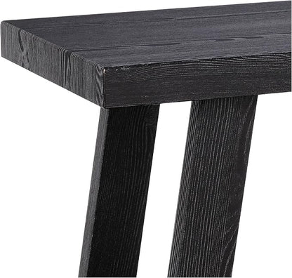 Roundhill Furniture Athens Contemporary Wood Shelf Side Table - Image 6