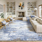 9x12 Area Rug for Living Room, Abstract Washable Large Rugs, Light Blue | by Lofus