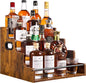 YQBRAO 4-Tier Tiered Liquor Bottle Display Shelf by Unknown