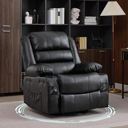 Rocking Recliner Chair for Adults Wide 360° Swivel Rocker Recliner - Image 2