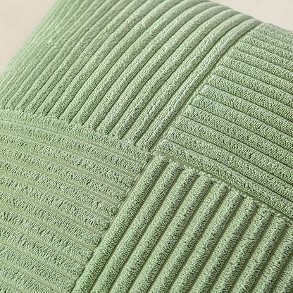 MIULEE Sage Green Decorative Lumbar Throw Pillow Covers 12x20 Inch 2 Pack | - Image 2