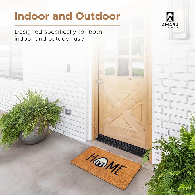 Coir Welcome Mat, Home Dog, 17 x 29 in | 100% Natural Coir, Anti-Shedding - Image 4