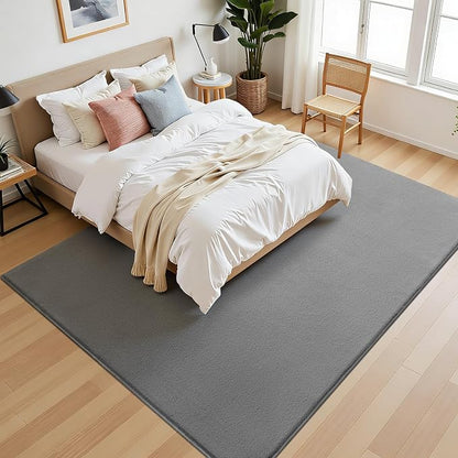 SHACOS Ultra Soft Faux Rabbit Fur Area Rug 3'x5', Non Slip Washable Padded - Image 7