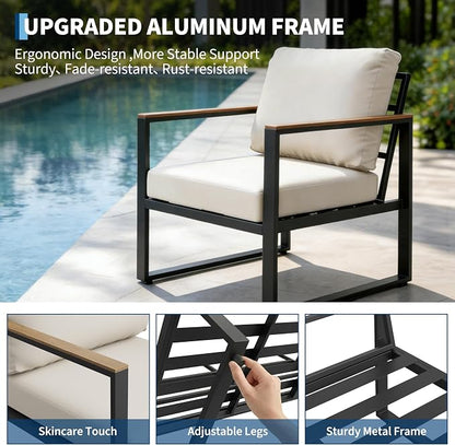 GarveeLife 4 Piece Outdoor Patio Furniture Set - Image 2