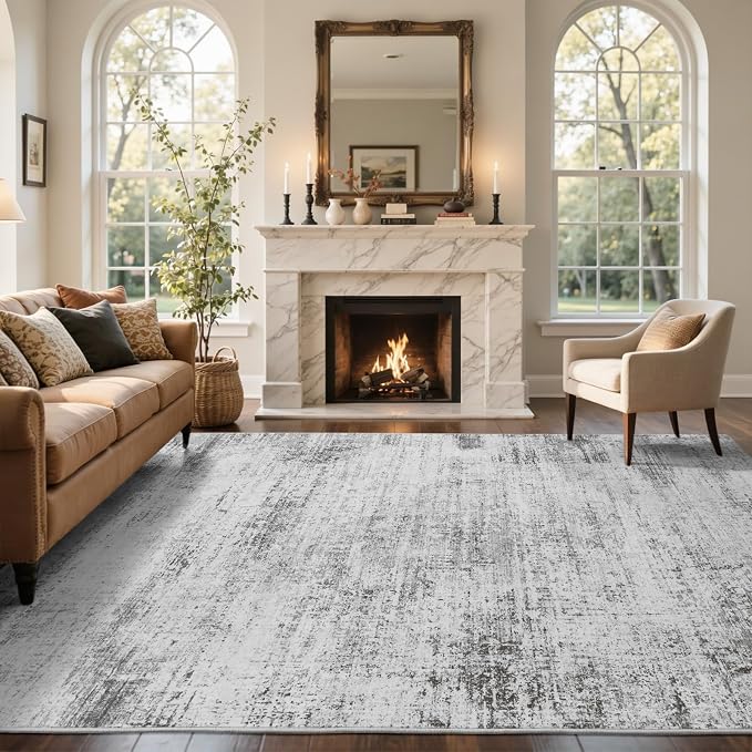 8x10 Ft Large Area Rugs for Living Room, Soft Non-Slip Washable Rugs Modern - Image 2