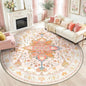 RELEANY Washable Area Rug, Round 8ft, Water Repellent, Pet Friendly, Vintage by RELEANY