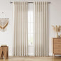 Boho Linen Curtains 84 Inches Long by Nanspring