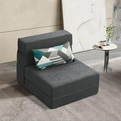 ANONER Fold Out Chair Bed Memory Foam - Image 6