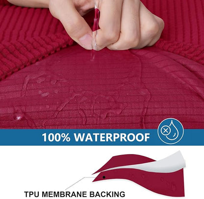 Waterproof Sectional Couch Covers, Non Slip Sofa Couch Cushion Covers L Shape - Image 3