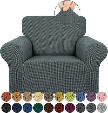 Stretch Chair Sofa Slipcover, Single Couch Cover, Pet Friendly Furniture by KEKUOU