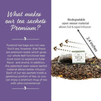 The Tea Spot Bolder Breakfast Tea with Dark Chocolate Flavoring | Blend of Black Tea, Pu’erh Tea, Calendula Flowers, Sunflower Petals, and Chocolate Flavoring | 15 Tea Bags