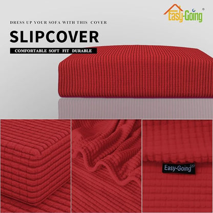 Easy-Going Stretch 1 Piece Oversized Couch Cushion Cover - Image 3