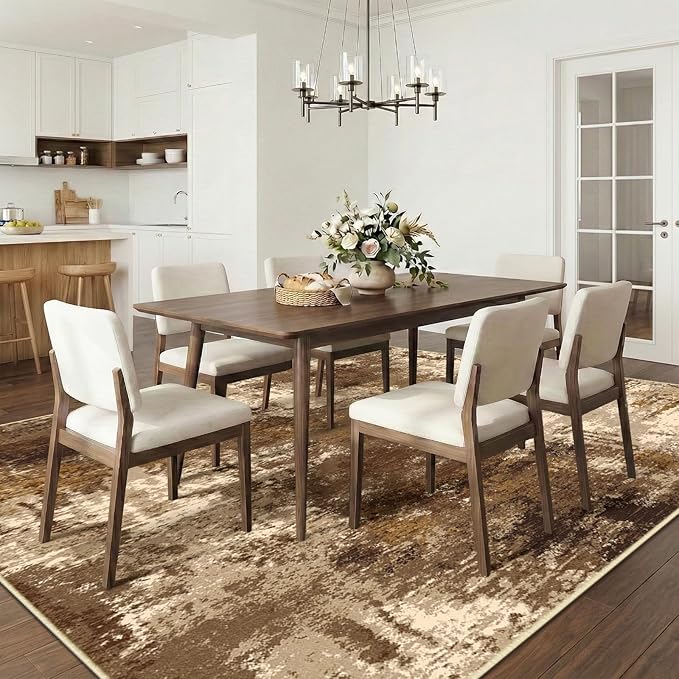 RELEANY Washable 5'x7' Abstract Area Rug - Image 3