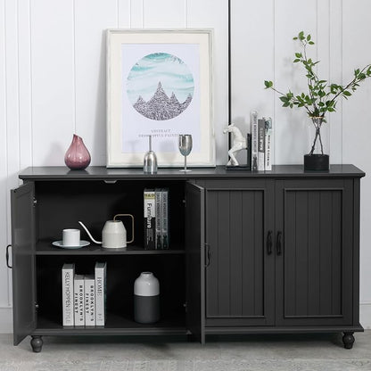 Scurrty 62'' Coffee Bar Cabinet Kitchen - Image 5