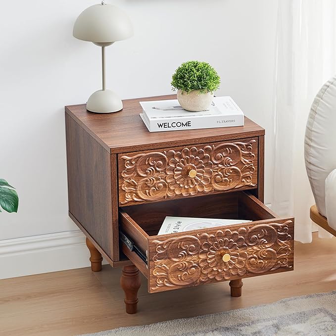 Nightstand, Farmhouse Bedside Table - Image 5