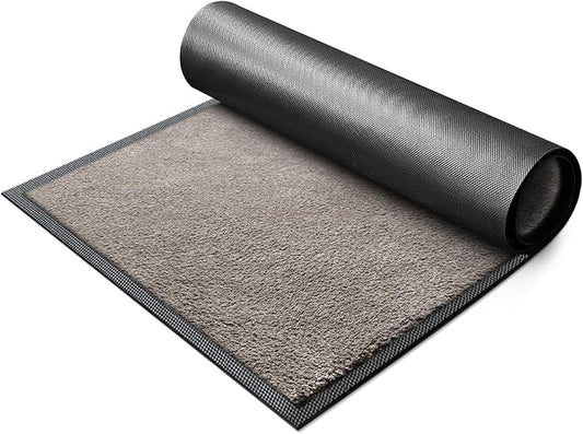 Super Absorbent Front Door Mat, Non-Slip Washable Indoor Doormats, Low Profile by Mibao