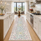 PLHXFR 3x10 Washable Runner Rug：Floral Indoor Kitchen Carpet Pink Green | by PLHXFRSoftAreaRugs