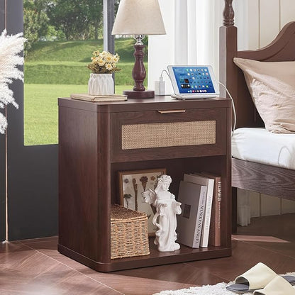 LEYAOYAO Rattan Nightstands Set of 2 - Image 4