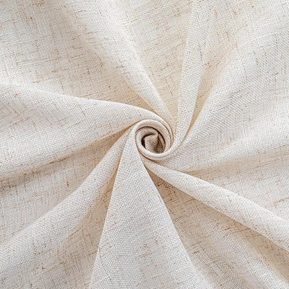 MYSKY HOME Short Linen Curtains 36 Inch Length - Image 7