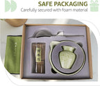 Inmorven Matcha Whisk Set, 7 Pcs Matcha Kit Includes Matcha Bowl, Whisk & Holder, Bamboo Scoop, Scoop Rest, Sifter & Tea Towell - Japanese Tea Tools For Ceremony Gift