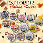 InfuSio Coffee Pods 96 Count Chocolate Chip Medium Roast Single Serve Coffee Pods for Keurig K Cups Brewers - InfuSio Premium Roasted Keurig 2.0 Compatible