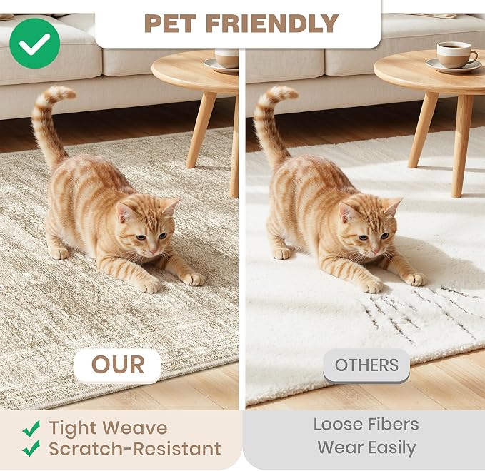 Kitchen Rugs Sets of 3, 2x3 2x4 2x5 Rug Runner, Dining Room, Soft Runner Rug - Image 6