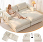 80.7" Oversized Double Chaise Lounge Chair Indoor, Cloud Boneless Sleeper Sofa by Mifnas