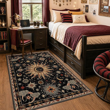 Vacuum-Friendly, 3x5 Washable Area Rug by meejou
