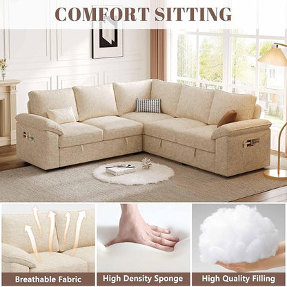 85 Inch Modular Sectional Sofa - Image 5