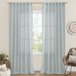 Living Room Linen Curtains 95 Inch by LAMIT
