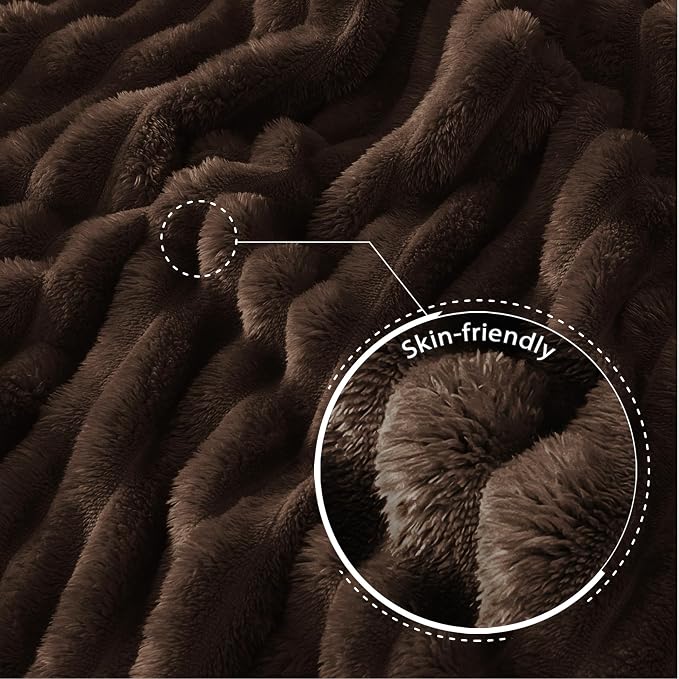 Exclusivo Mezcla Striped Twin Size Fleece Blanket - Image 5