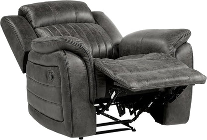 Lexicon Recliner Living Room Set, Home Theater Seating, Manual Polished - Image 7