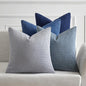 MIULEE Blue Decorative Pillow Covers 18x18 Inch Set of 4 Boho Western Farmhouse by MIULEE