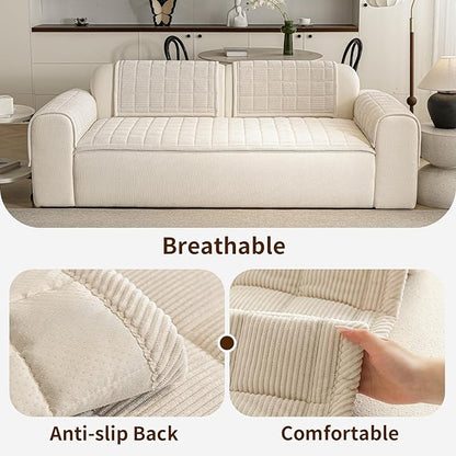 Couch Covers for Dogs Washable, Non Slip Couch Covers for Loveseat Sofa Pet - Image 4